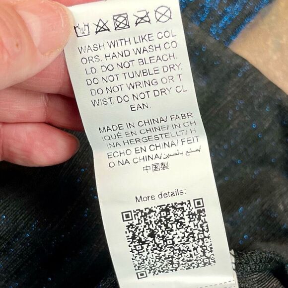 SHEIN Privé Surplice Neck Lantern Sleeve Bodycon Dress XL - Picture 11 of 11